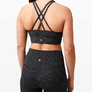 Lululemon Energy High Beck Longline Top - Leopard Print